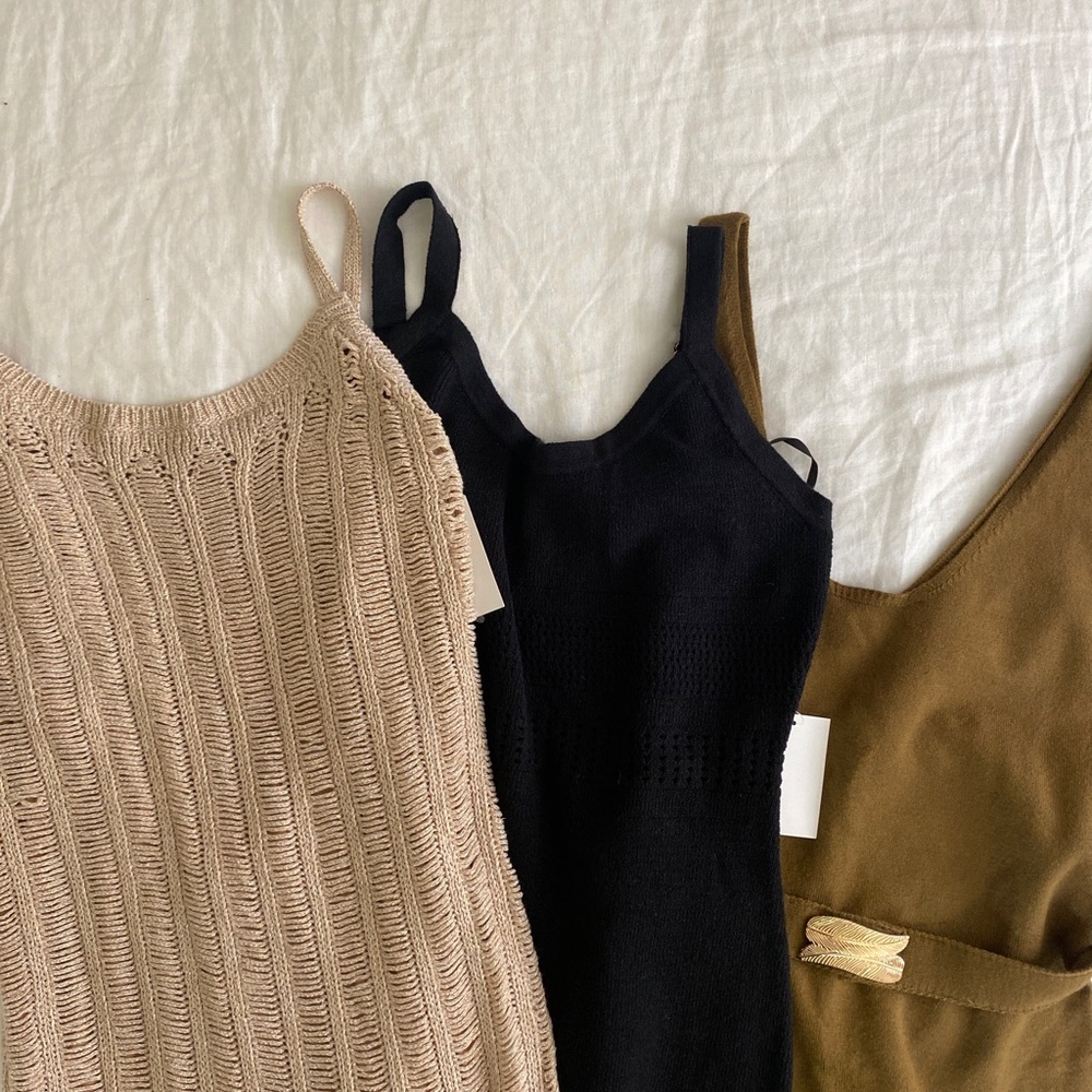 Set of 3 JLUXLABEL Elegant Knit Dresses size XL